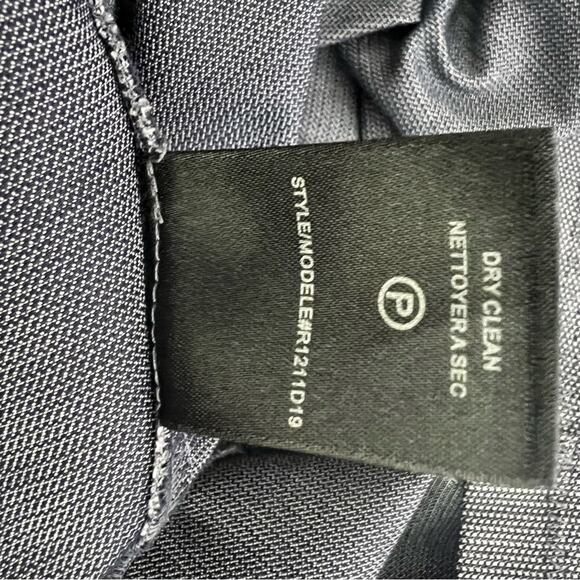 Robert Rodriguez Blue Gray A-Line Pleated Dress Size 4 - Picture 10 of 11